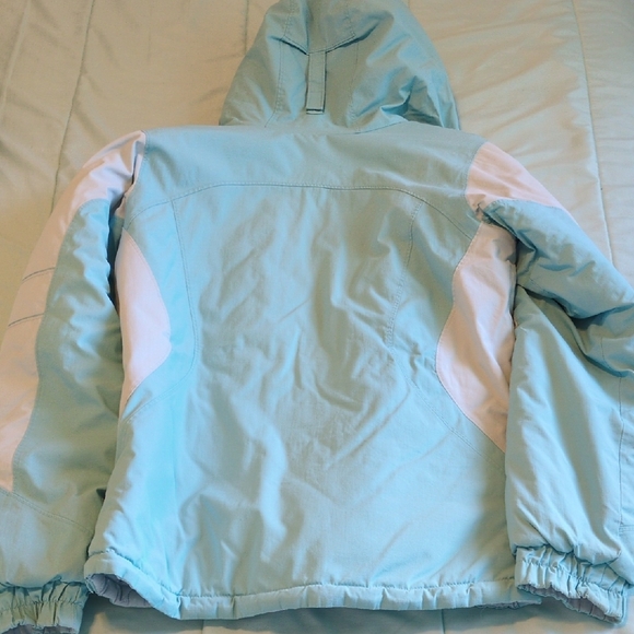 Columbia Kids Aqua and White Jacket - Picture 5 of 6